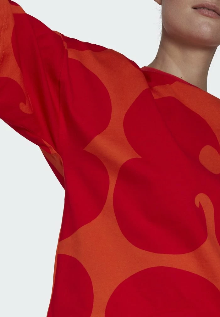Adidas Performance ADIDAS X MARIMEKKO TEE - Print T-shirt - Collegiate Orange 8 Adidas Performance ADIDAS X MARIMEKKO TEE - Print T-shirt - Collegiate Orange - Image 6