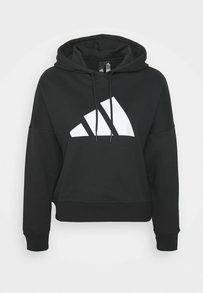 Adidas Performance HOODIE - Hoodie - Black/white 3 Adidas Performance HOODIE - Hoodie - Black/white