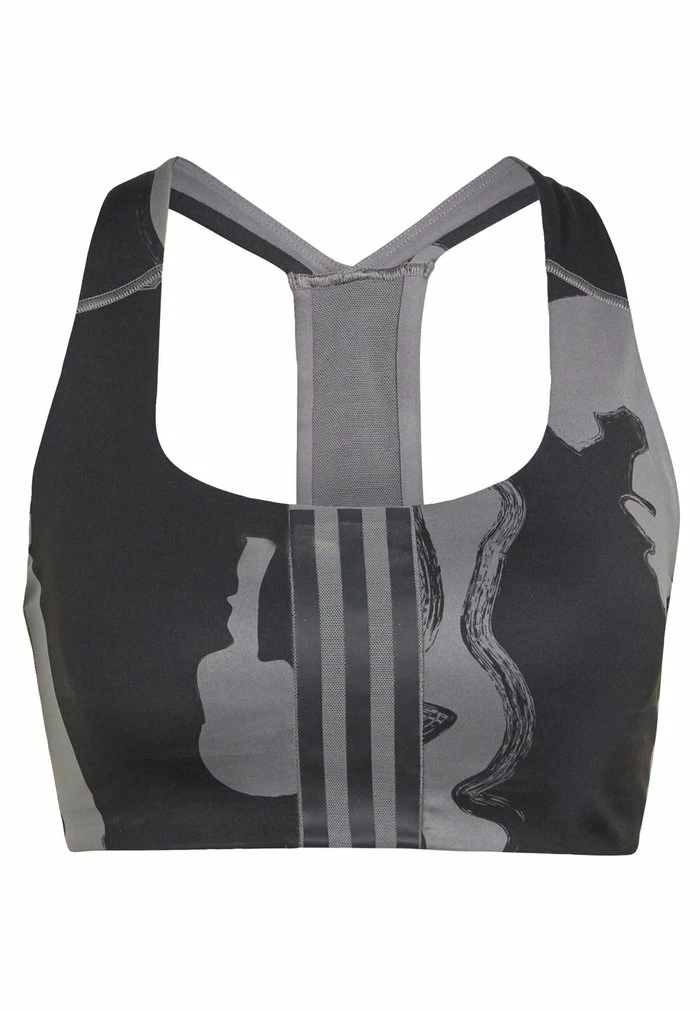Adidas Performance Medium Support Sports Bra - Grey 8 Adidas Performance Medium Support Sports Bra - Grey - Image 6