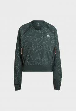 Adidas Performance X CITY RUNNING CREWNECK - Running Jacket - Green -adidas Performance Shop 9fc6e99547014a74abc2e9c6a6638947