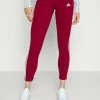 Adidas Performance Leggings - Collegiate Burgundy/white