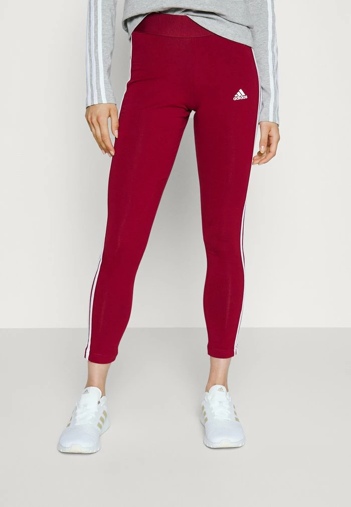 Adidas Performance Leggings - Collegiate Burgundy/white 3 Adidas Performance Leggings - Collegiate Burgundy/white