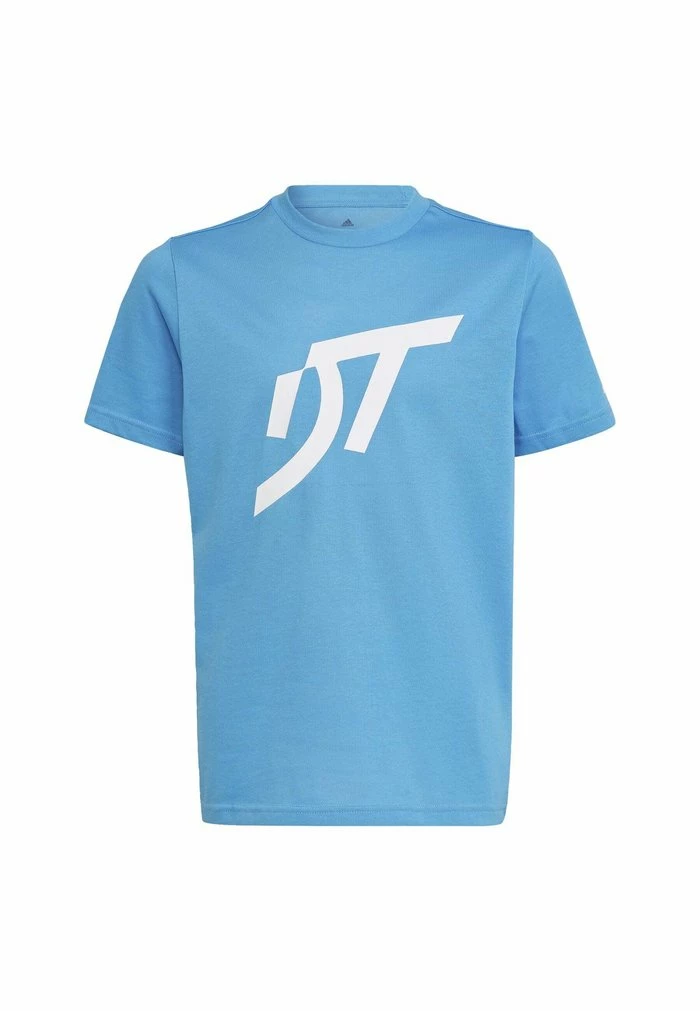 Adidas Performance Print T-shirt - Blue 7 Adidas Performance Print T-shirt - Blue - Image 5