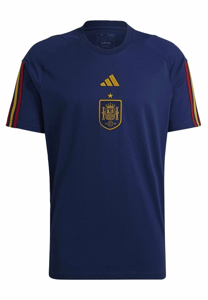 Adidas Performance SPAIN FEF 22 TRAVEL TEE - National Team Wear - Blue 7 Adidas Performance SPAIN FEF 22 TRAVEL TEE - National Team Wear - Blue - Image 5