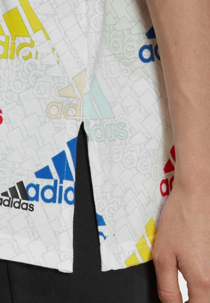 Adidas Performance W BLUV Q3 T B - Print T-shirt - White 5 Adidas Performance W BLUV Q3 T B - Print T-shirt - White - Image 3