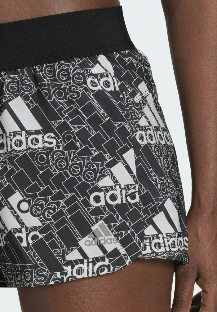 Adidas Performance LOGO GRAPHIC PACER - Sports Shorts - White 7 Adidas Performance LOGO GRAPHIC PACER - Sports Shorts - White - Image 5