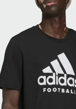 Adidas Performance FOOTBALL LOGO TEE - Print T-shirt - Black -adidas Performance Shop a18a098e2d404699b7854e3e58e18475