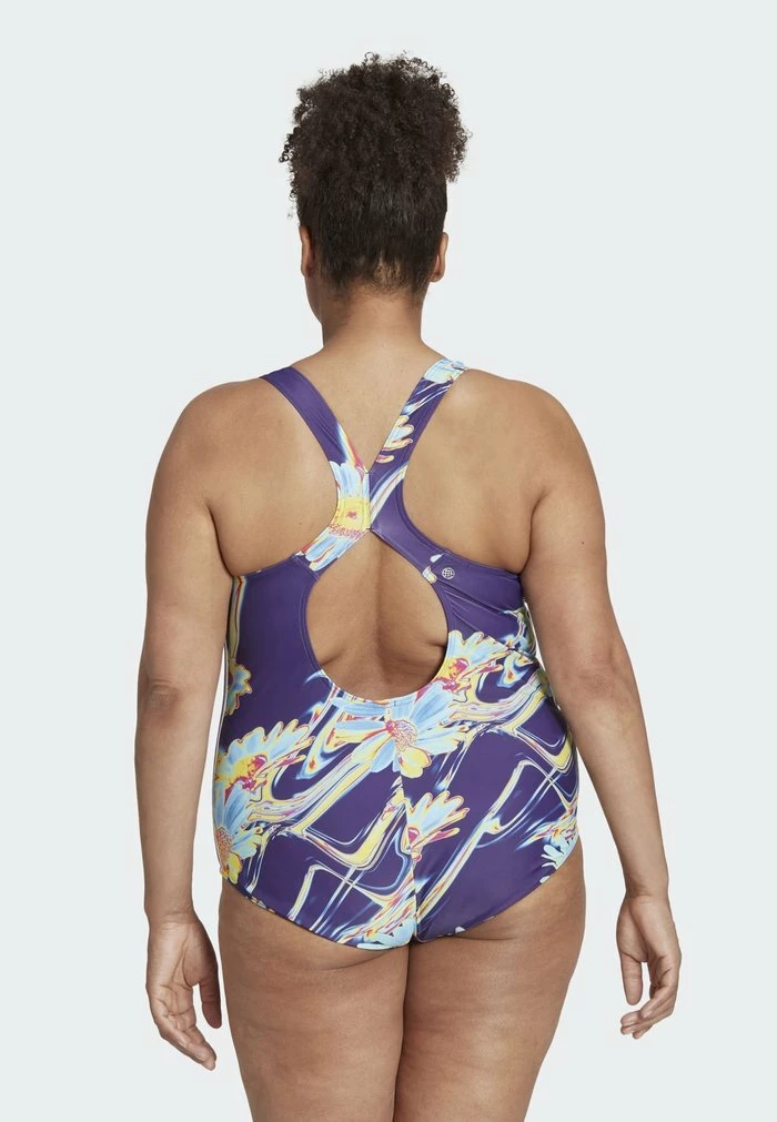 Adidas Performance POSITIVISEA - Swimsuit - Dark Purple White 4 Adidas Performance POSITIVISEA - Swimsuit - Dark Purple White - Image 2