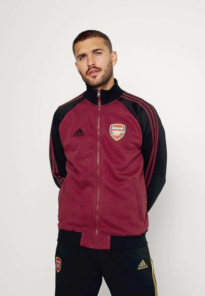 Adidas Performance ARSENAL LONDON ANTHEM JACKET - Club Wear - Noble Maroon/black 3 Adidas Performance ARSENAL LONDON ANTHEM JACKET - Club Wear - Noble Maroon/black