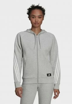 Adidas Performance FUTURE ICONS - Zip-up Sweatshirt - Grey