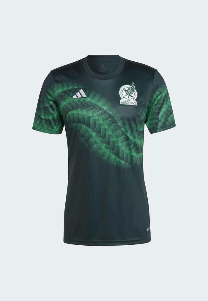 Adidas Performance MEXICO FMF PREMATCH SHIRT - Football Shirt - Green Night Vivid Green 9 Adidas Performance MEXICO FMF PREMATCH SHIRT - Football Shirt - Green Night Vivid Green - Image 7