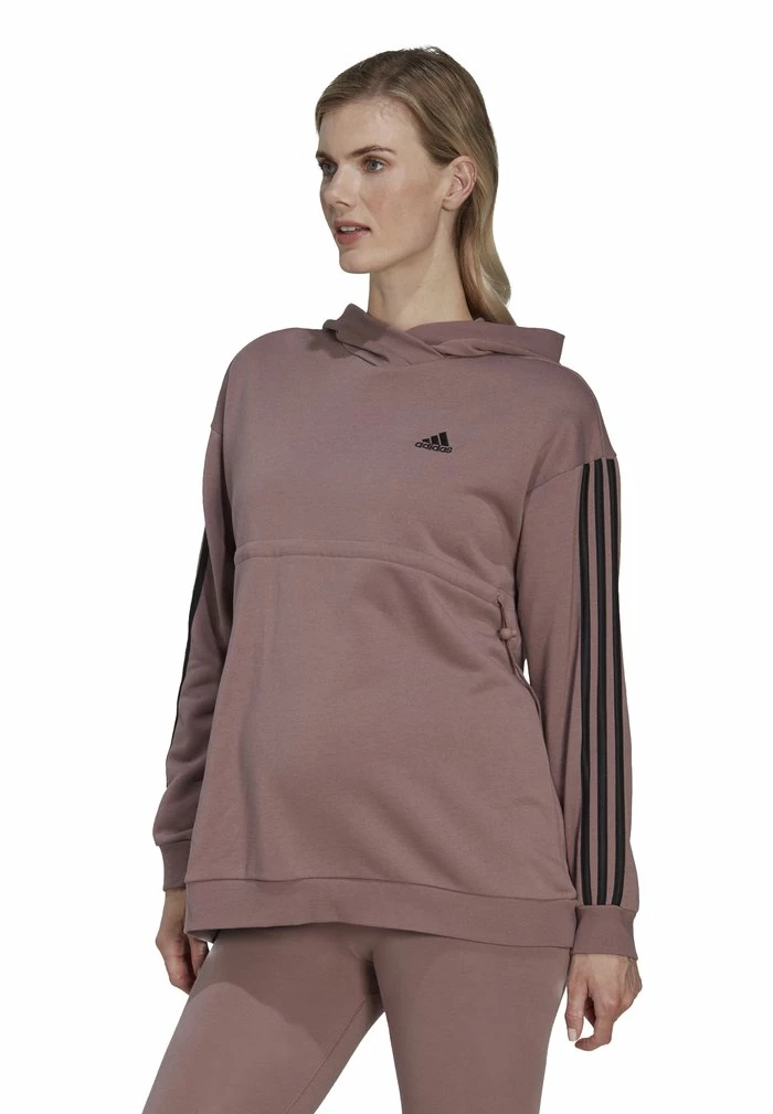 Adidas Performance Hoodie - Oxide/black 3 Adidas Performance Hoodie - Oxide/black