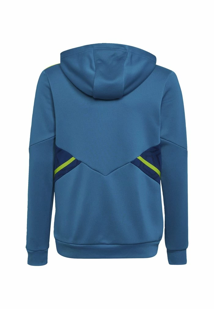 Adidas Performance JUVENTUS TURIN TK HOODY Y - Club Wear - Active Teal 4 Adidas Performance JUVENTUS TURIN TK HOODY Y - Club Wear - Active Teal - Image 2