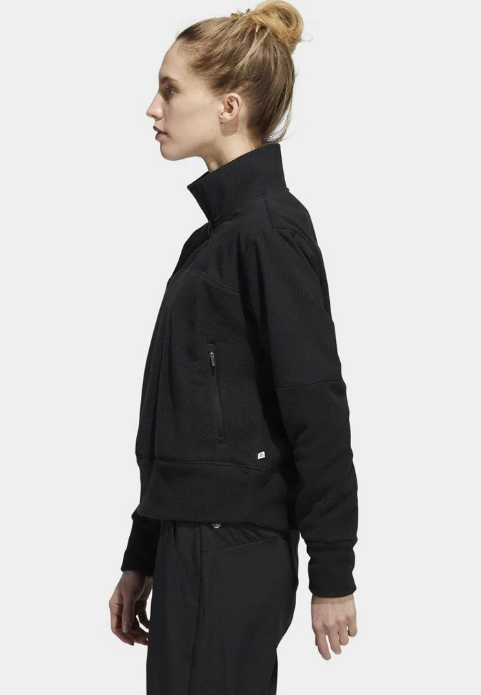 Adidas Performance Fleece Jumper - Black 7 Adidas Performance Fleece Jumper - Black - Image 5