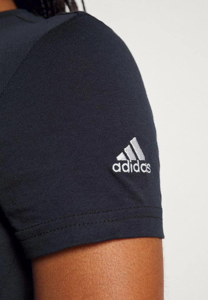 Adidas Performance LOUNGEWEAR ESSENTIALS SLIM LOGO - Print T-shirt - Legend Ink/white 7 Adidas Performance LOUNGEWEAR ESSENTIALS SLIM LOGO - Print T-shirt - Legend Ink/white - Image 5