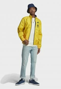 Adidas Performance SWEDEN SVFF ATHEM JACKET - National Team Wear - Blue -adidas Performance Shop a40eebee8d0f4931a8b7a0e1a11a1fc2