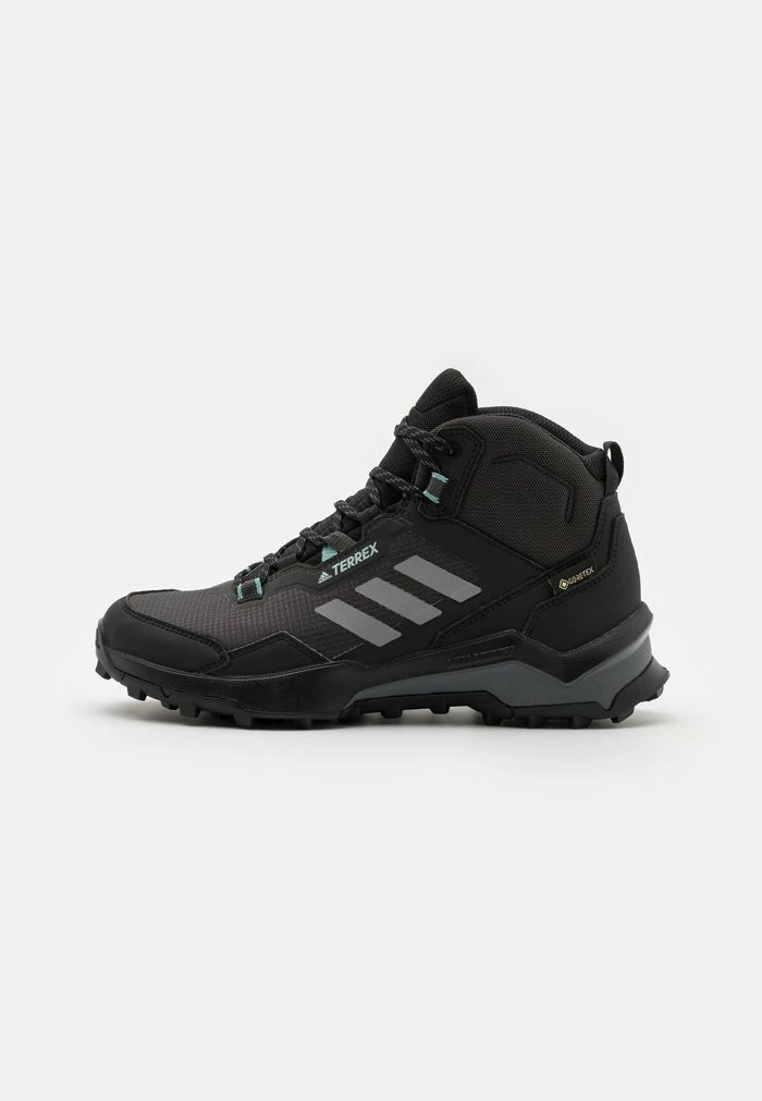Adidas Performance TERREX AX4 MID GORE-TEX HIKING TECHNICAL SHOES - Hiking Shoes - Core Black/grey Three/mint Ton 3 Adidas Performance TERREX AX4 MID GORE-TEX HIKING TECHNICAL SHOES - Hiking Shoes - Core Black/grey Three/mint Ton