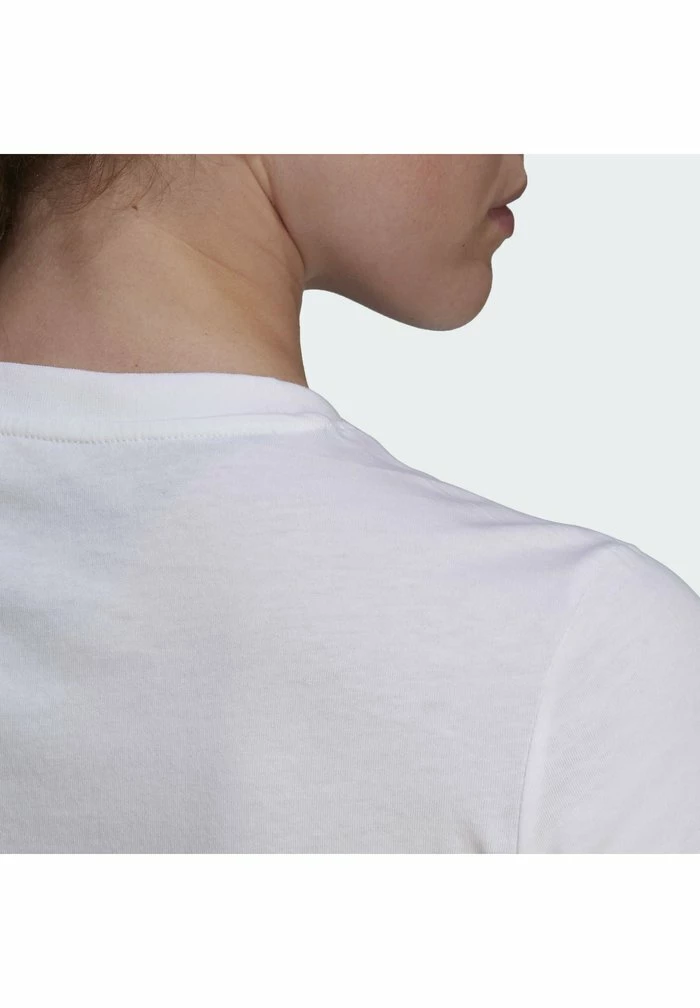 Adidas Performance LOGO - Print T-shirt - White 8 Adidas Performance LOGO - Print T-shirt - White - Image 6