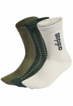Adidas Performance 3 PACK - Sports Socks - Multicolor/orbit Green/alumina
