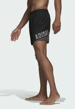 Adidas Performance WORDING - Swimming Shorts - Black -adidas Performance Shop a4c8e4897015456d973afd9f9955d632