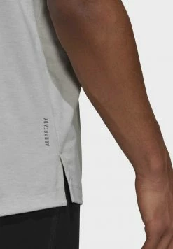 Adidas Performance TI BAR TEE - Print T-shirt - Grey -adidas Performance Shop a53022484d4b4a1298d03324d93cbaed