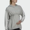 Adidas Performance ESSENTIALS 3-STRIPES (MATERNITY) - Hoodie - Grey