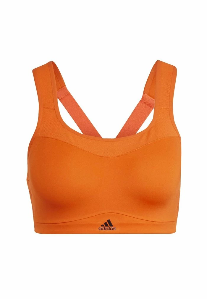 Adidas Performance High Support Sports Bra - Orange 10 Adidas Performance High Support Sports Bra - Orange - Image 8