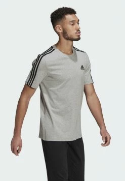 Adidas Performance ESSENTIALS - Print T-shirt - Medium Grey Heather -adidas Performance Shop a61150b7fa59411893c8c0ca46d5334b