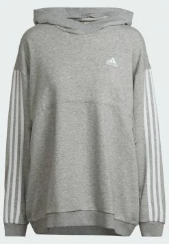 Adidas Performance ESSENTIALS 3-STRIPES (MATERNITY) - Hoodie - Grey -adidas Performance Shop a6de4bde3ee74bf6975f6483b2fc1df2