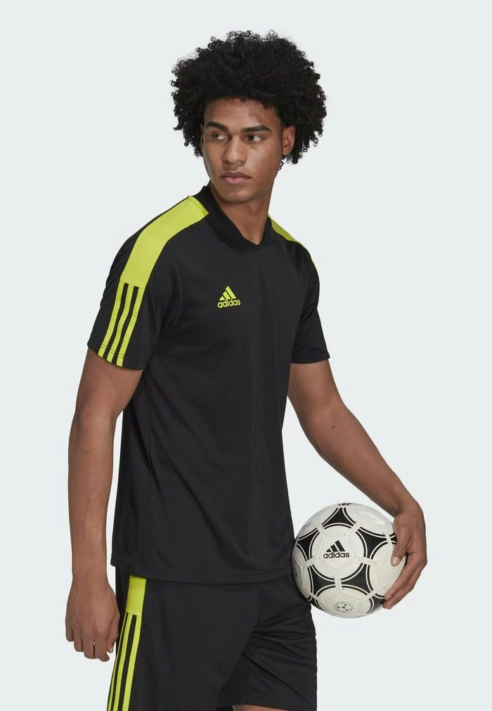 Adidas Performance TIRO TRAINING - Sports T-shirt - Black 6 Adidas Performance TIRO TRAINING - Sports T-shirt - Black - Image 4