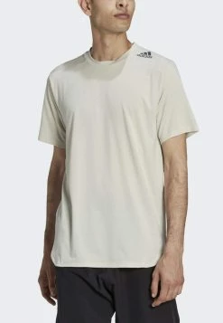 Adidas Performance Basic T-shirt - Beige -adidas Performance Shop a74baa6e556c44b680376ae732630c9a