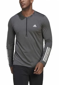 Adidas Performance Long Sleeved Top - Black Melange -adidas Performance Shop a7cdd093fc4a42c9a47042a993284bce