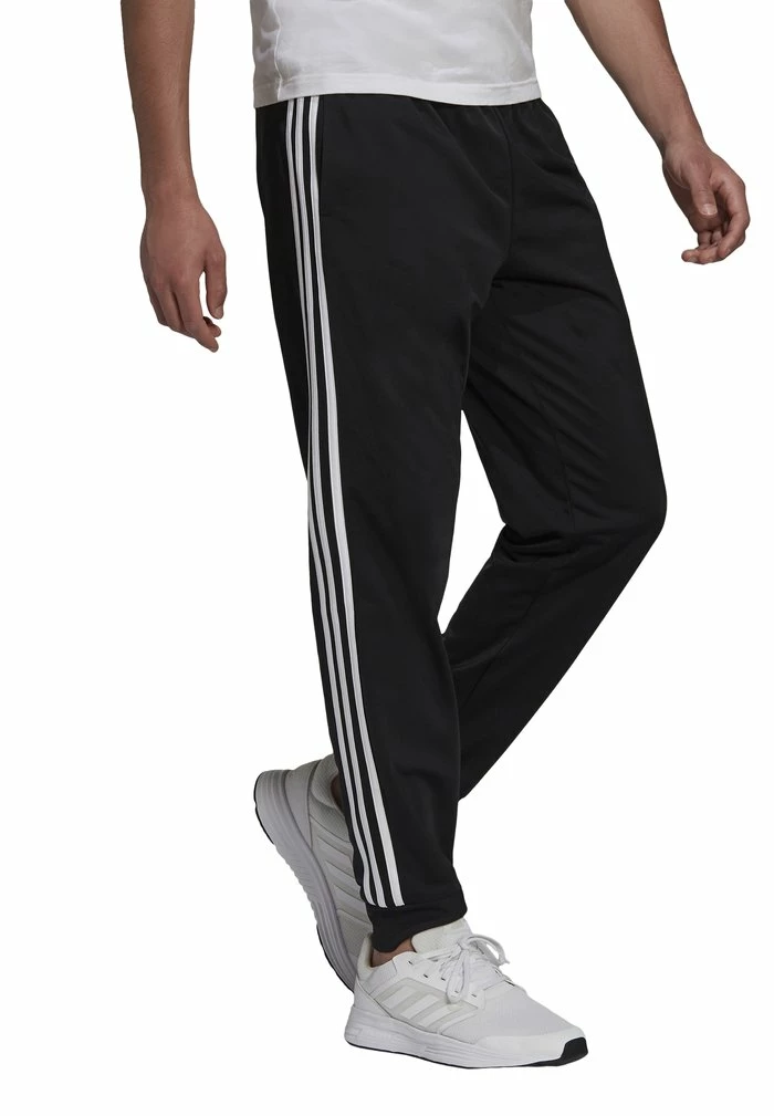Adidas Performance M 3S JOG TP TRI - Tracksuit Bottoms - Black/white 3 Adidas Performance M 3S JOG TP TRI - Tracksuit Bottoms - Black/white