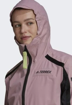 Adidas Performance TERREX UTILITAS RAIN - Outdoor Jacket - Purple -adidas Performance Shop a877b1eda3c5440f948f707aab6de32e