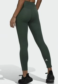 Adidas Performance YO ESS TIG - Leggings - Green -adidas Performance Shop a90b9e61069448f5b1f0e962dcc0ffd3