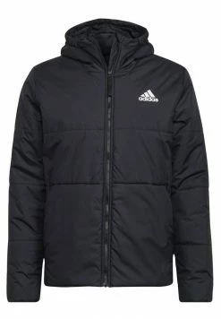 Adidas Performance STRIPES HOODED INSULATED - Winter Jacket - Black -adidas Performance Shop a9112d89efd34b0eb7b1c592bff13ee7