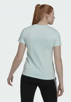 Adidas Performance W BL T - Print T-shirt - Blue -adidas Performance Shop a97618bfd3a14aecb18a5e22705a6e7d