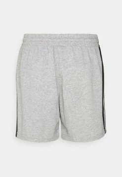Adidas Performance ESSENTIALS FRENCH TERRY 3 STRIPES - Sports Shorts - Medium Grey Heather/black -adidas Performance Shop aa50bcf1175b464c99fb154f1dfee15e