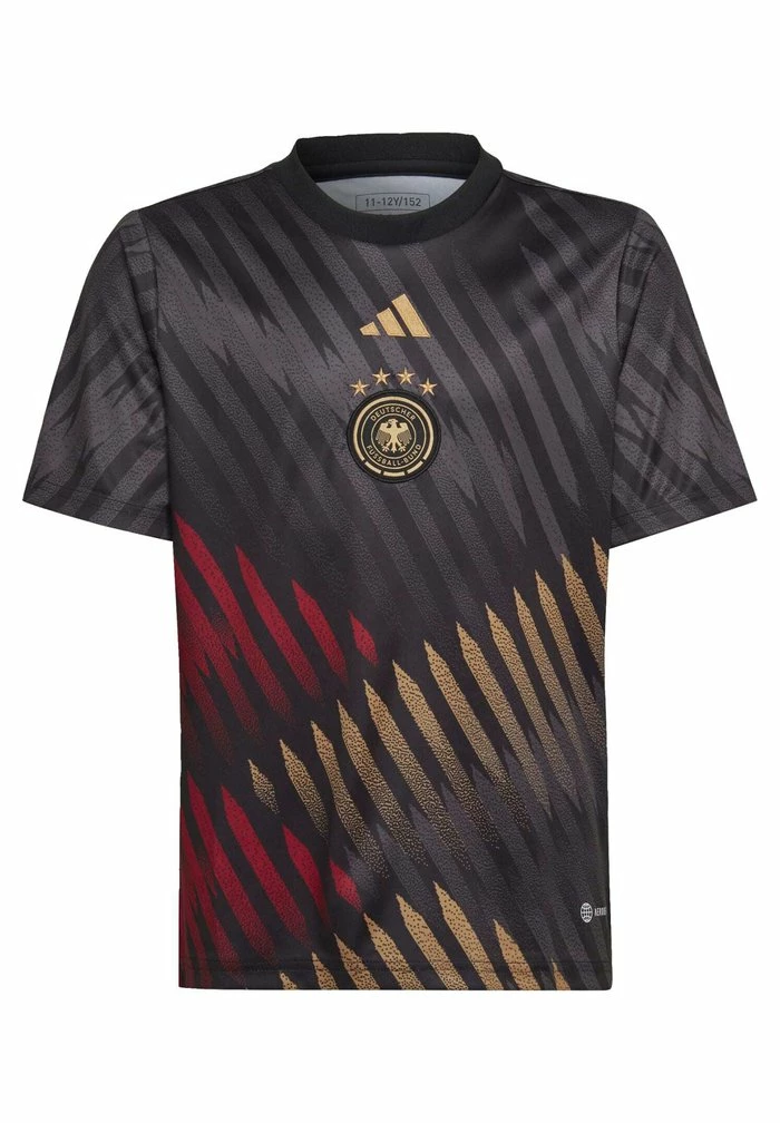 Adidas Performance Sports T-shirt - Black/grey Six/team Victory Red/st Tan 3 Adidas Performance Sports T-shirt - Black/grey Six/team Victory Red/st Tan
