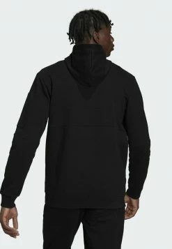 Adidas Performance ESSENTIAL - Zip-up Sweatshirt - Black -adidas Performance Shop aad709ebf7354316aa9c5d1f08f79c8f