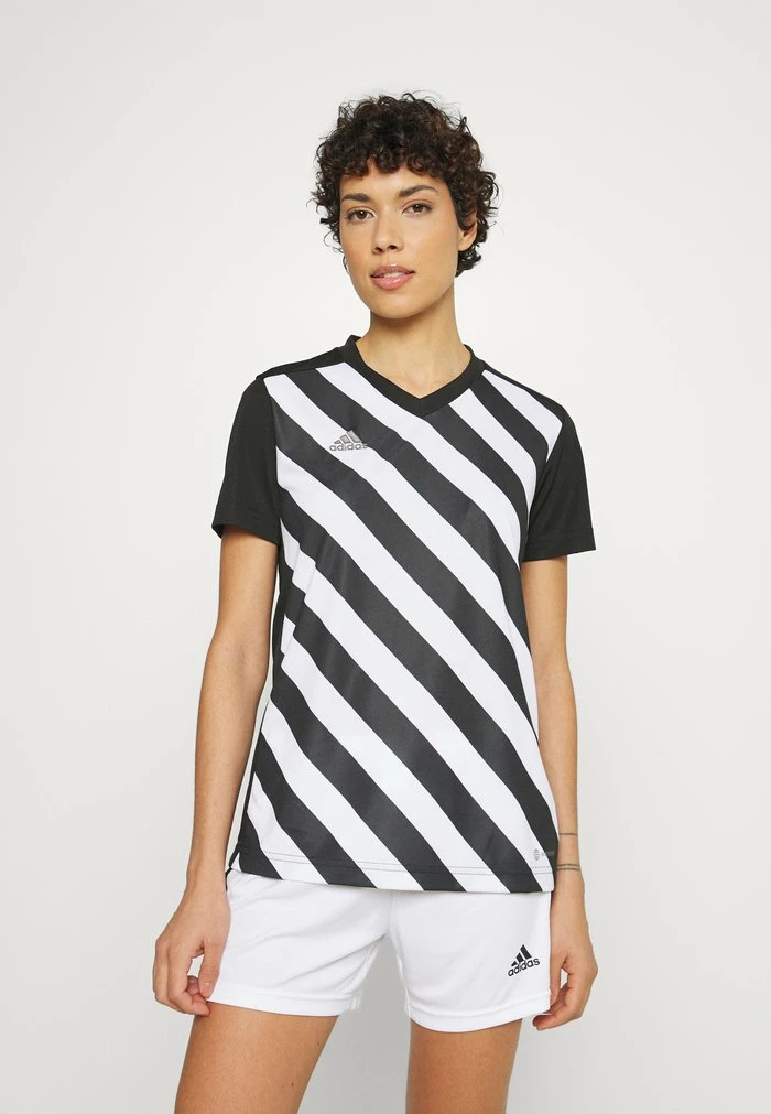 Adidas Performance ENTRADA - Sports T-shirt - Black/white 3 Adidas Performance ENTRADA - Sports T-shirt - Black/white