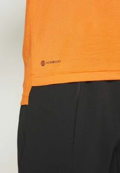 Adidas Performance MT HALF ZI LS - Long Sleeved Top - Orange -adidas Performance Shop ab1fc9e32b5f4022b4602a3732b677f6