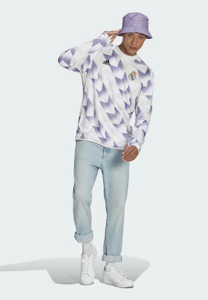 Adidas Performance REAL MADRID - Long Sleeved Top - White 4 Adidas Performance REAL MADRID - Long Sleeved Top - White - Image 2