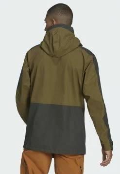 Adidas Performance XPLORIC RAIN HIKING TECHNICAL RAIN - Waterproof Jacket - Green -adidas Performance Shop ab8ede350c79432f8232a359570e42cc