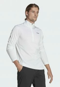 Adidas Performance TERREX EVERYHIKE Half Zip - Sweatshirt - White -adidas Performance Shop ac1c30db4ccc45588c791d3fdeb5eb17