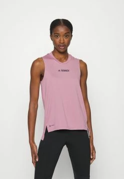 Adidas Performance W MT TANK - Sports T-shirt - Magic Mauve