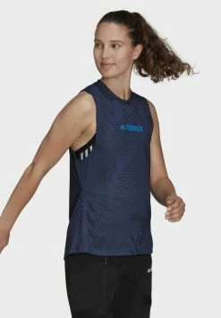 Adidas Performance TERREX AGRAVIC - Sports T-shirt - Blue -adidas Performance Shop ac483d1c2a1b4b9da8149ecde5d31219