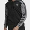Adidas Performance ESSENTIALS - Zip-up Sweatshirt - Black -adidas Performance Shop acac1931426e42d1ae8cabe3a557fa83
