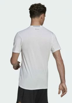 Adidas Performance DESIGNED FOR TRAINING - Print T-shirt - White -adidas Performance Shop ad2978307fb449b7af9321d6c5250327