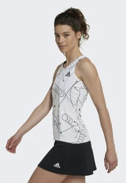 Adidas Performance GRAPHIC - Top - White -adidas Performance Shop ad63c6e4a4d0411fb83135ec5f440a1a